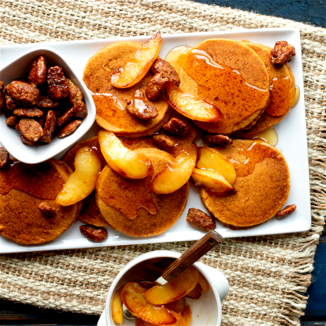 Image of Whole Wheat Sweet Potato Pancakes